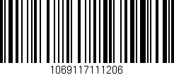 Código de barras (EAN, GTIN, SKU, ISBN): '1069117111206'