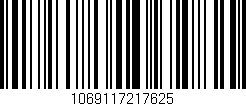 Código de barras (EAN, GTIN, SKU, ISBN): '1069117217625'