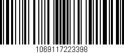Código de barras (EAN, GTIN, SKU, ISBN): '1069117223398'