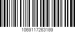 Código de barras (EAN, GTIN, SKU, ISBN): '1069117263189'