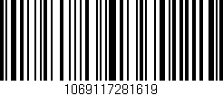 Código de barras (EAN, GTIN, SKU, ISBN): '1069117281619'