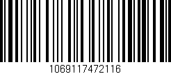 Código de barras (EAN, GTIN, SKU, ISBN): '1069117472116'