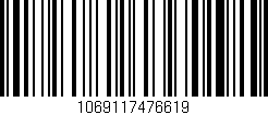 Código de barras (EAN, GTIN, SKU, ISBN): '1069117476619'