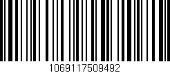 Código de barras (EAN, GTIN, SKU, ISBN): '1069117509492'
