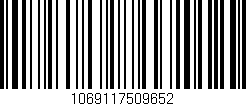 Código de barras (EAN, GTIN, SKU, ISBN): '1069117509652'
