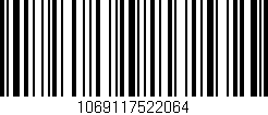 Código de barras (EAN, GTIN, SKU, ISBN): '1069117522064'