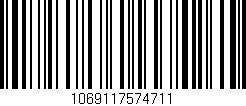 Código de barras (EAN, GTIN, SKU, ISBN): '1069117574711'