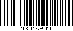 Código de barras (EAN, GTIN, SKU, ISBN): '1069117759811'