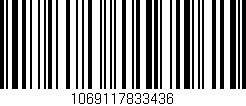 Código de barras (EAN, GTIN, SKU, ISBN): '1069117833436'