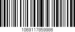 Código de barras (EAN, GTIN, SKU, ISBN): '1069117859986'