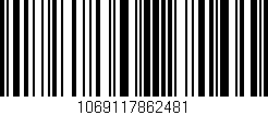 Código de barras (EAN, GTIN, SKU, ISBN): '1069117862481'