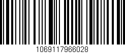 Código de barras (EAN, GTIN, SKU, ISBN): '1069117966028'
