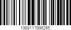 Código de barras (EAN, GTIN, SKU, ISBN): '1069117998265'