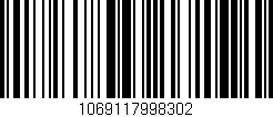 Código de barras (EAN, GTIN, SKU, ISBN): '1069117998302'