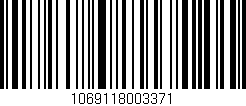 Código de barras (EAN, GTIN, SKU, ISBN): '1069118003371'