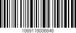 Código de barras (EAN, GTIN, SKU, ISBN): '1069118006846'