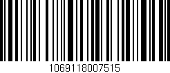Código de barras (EAN, GTIN, SKU, ISBN): '1069118007515'
