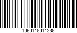 Código de barras (EAN, GTIN, SKU, ISBN): '1069118011338'