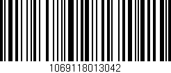 Código de barras (EAN, GTIN, SKU, ISBN): '1069118013042'