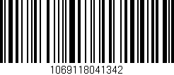 Código de barras (EAN, GTIN, SKU, ISBN): '1069118041342'