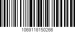 Código de barras (EAN, GTIN, SKU, ISBN): '1069118150266'