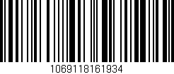 Código de barras (EAN, GTIN, SKU, ISBN): '1069118161934'