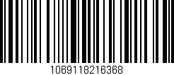 Código de barras (EAN, GTIN, SKU, ISBN): '1069118216368'