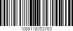 Código de barras (EAN, GTIN, SKU, ISBN): '1069118253783'
