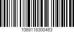 Código de barras (EAN, GTIN, SKU, ISBN): '1069118300463'
