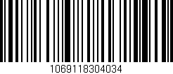 Código de barras (EAN, GTIN, SKU, ISBN): '1069118304034'