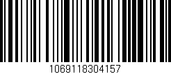 Código de barras (EAN, GTIN, SKU, ISBN): '1069118304157'