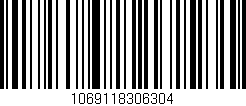 Código de barras (EAN, GTIN, SKU, ISBN): '1069118306304'