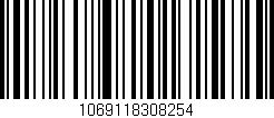 Código de barras (EAN, GTIN, SKU, ISBN): '1069118308254'