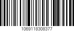 Código de barras (EAN, GTIN, SKU, ISBN): '1069118308377'