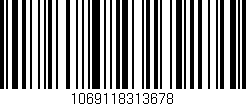 Código de barras (EAN, GTIN, SKU, ISBN): '1069118313678'