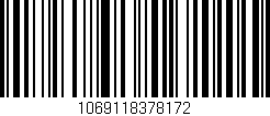 Código de barras (EAN, GTIN, SKU, ISBN): '1069118378172'