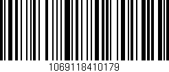 Código de barras (EAN, GTIN, SKU, ISBN): '1069118410179'
