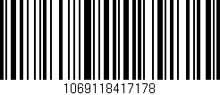 Código de barras (EAN, GTIN, SKU, ISBN): '1069118417178'