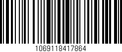 Código de barras (EAN, GTIN, SKU, ISBN): '1069118417864'