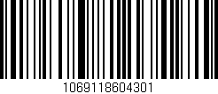 Código de barras (EAN, GTIN, SKU, ISBN): '1069118604301'