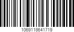 Código de barras (EAN, GTIN, SKU, ISBN): '1069118641719'
