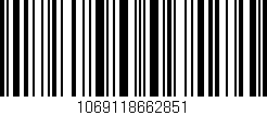 Código de barras (EAN, GTIN, SKU, ISBN): '1069118662851'