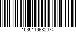 Código de barras (EAN, GTIN, SKU, ISBN): '1069118662974'