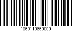 Código de barras (EAN, GTIN, SKU, ISBN): '1069118663803'