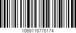 Código de barras (EAN, GTIN, SKU, ISBN): '1069118770174'