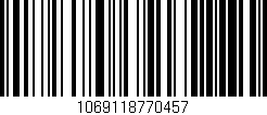 Código de barras (EAN, GTIN, SKU, ISBN): '1069118770457'