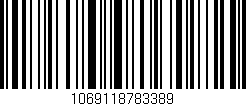 Código de barras (EAN, GTIN, SKU, ISBN): '1069118783389'