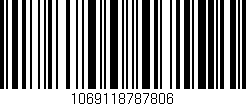 Código de barras (EAN, GTIN, SKU, ISBN): '1069118787806'