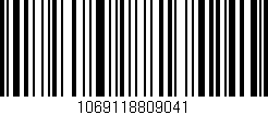 Código de barras (EAN, GTIN, SKU, ISBN): '1069118809041'
