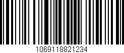 Código de barras (EAN, GTIN, SKU, ISBN): '1069118821234'